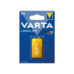 Varta Longlife 9V Alkalin Pil