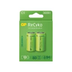 GP Recyko 3000mAh C Orta Boy Şarj Edilebilir Pil 2'li Paket
