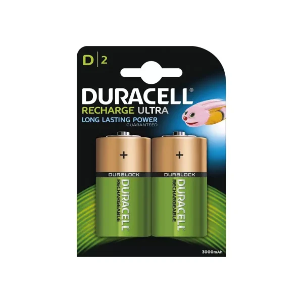 Duracell 1.2V 3000mAh Şarj Edilebilir Büyük Boy Pil 2'li Paket