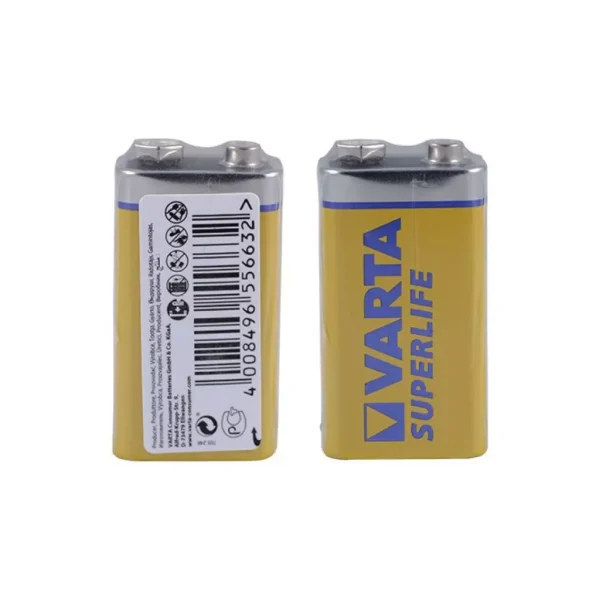 Varta 9V Çinko Karbon Super Life (Tekli Shrink)