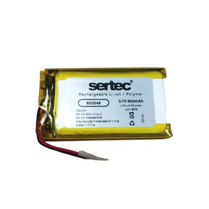 Sertec - 603048 3.7V 900 MAh Li-Polymer Pil (Devreli/1.5A)