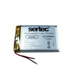 Sertec - 603450 3.7V 1200 MAh Li-Polymer Pil (Devreli/1.5A)